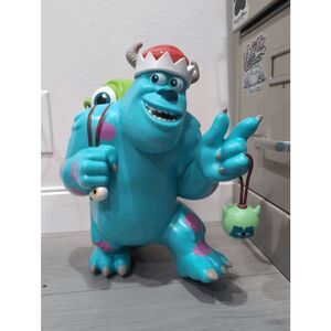 NWOT Disney Parks 2024 Mike & Sully Christmas Popcorn Bucket Monsters Inc Exclus